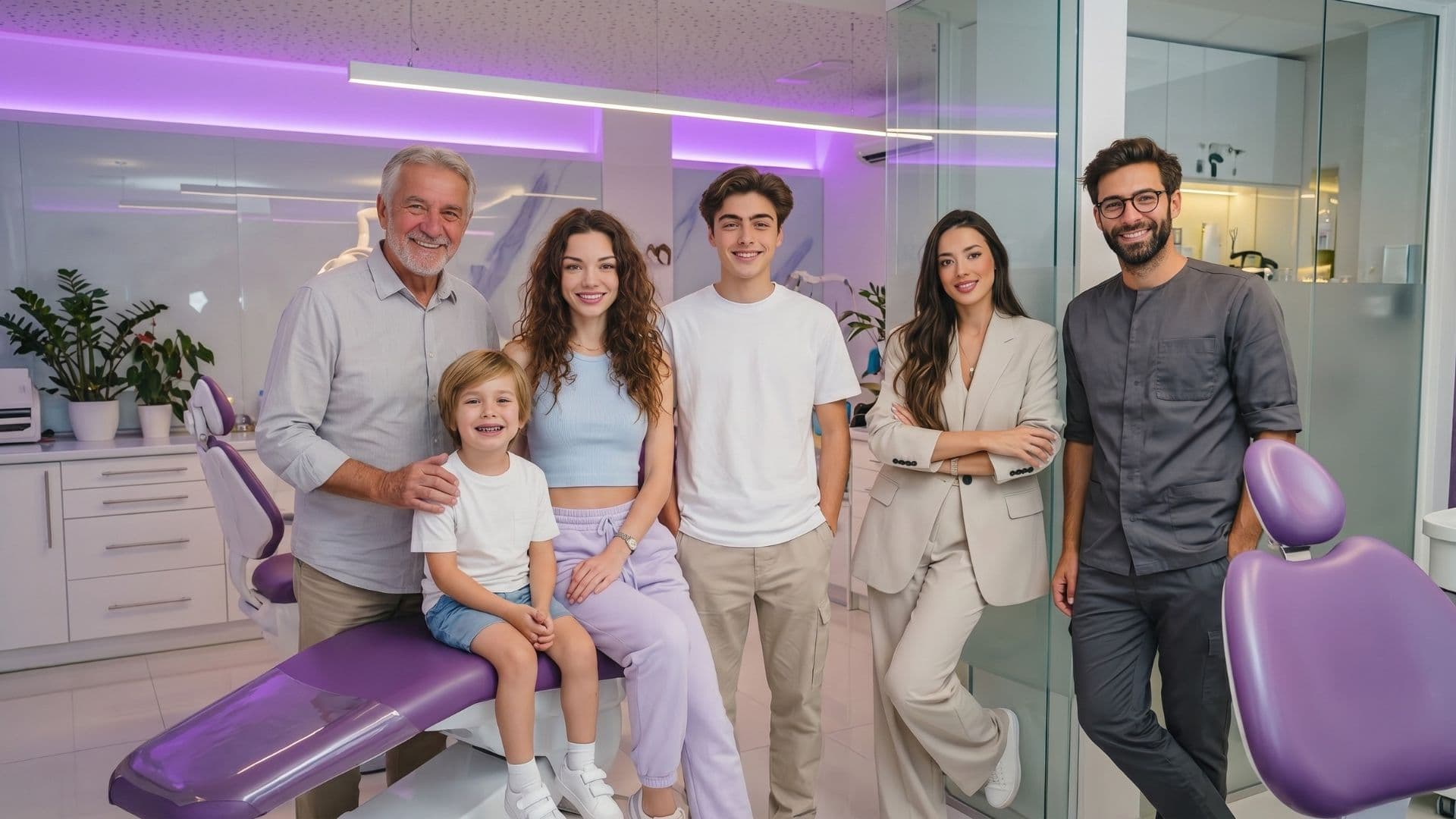Odontóloga sonriendo en consultorio moderno de Libella